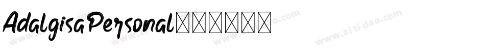 AdalgisaPersonal字体转换
