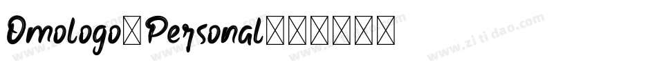 Omologo-Personal字体转换