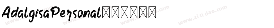 AdalgisaPersonal字体转换