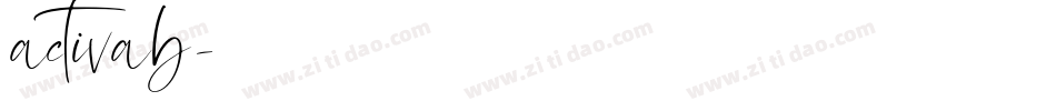 activab字体转换