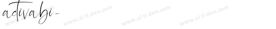 activabi字体转换