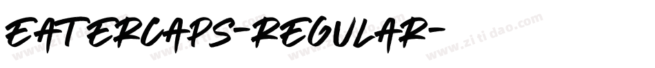 EaterCaps-Regular字体转换