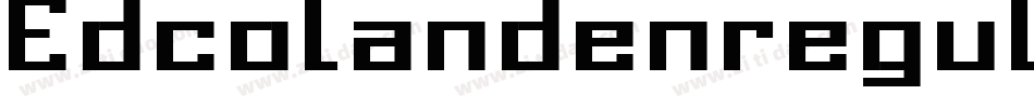 Edcolandenregular字体转换