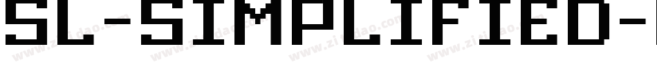 SL-SIMPLIFIED-REGUL字体转换
