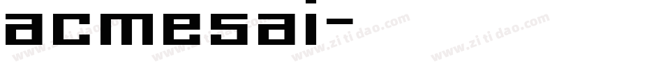 acmesai字体转换