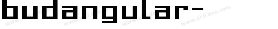 budangular字体转换
