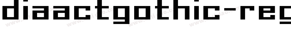 diaactgothic-regular字体转换