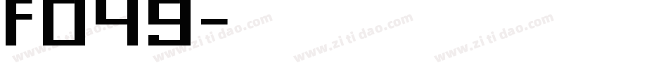 f049字体转换