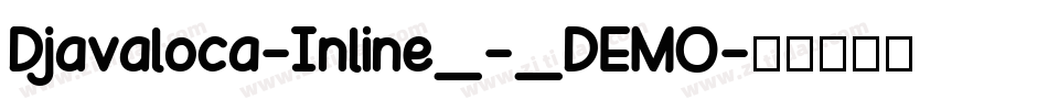 Djavaloca-Inline_-_DEMO字体转换