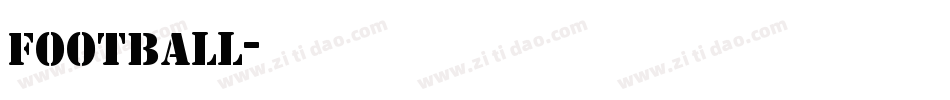 football字体转换