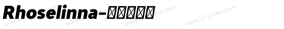 Rhoselinna字体转换
