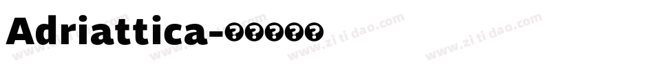 Adriattica字体转换