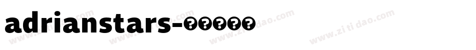 adrianstars字体转换