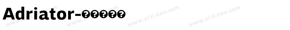 Adriator字体转换