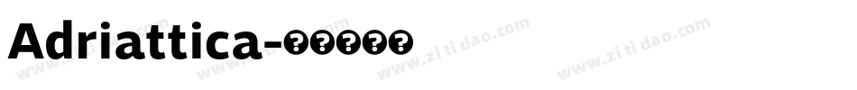 Adriattica字体转换