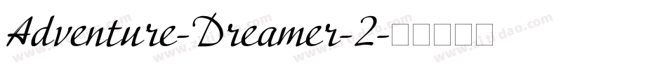 Adventure-Dreamer-2字体转换