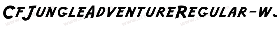 CfJungleAdventureRegular-wjnw字体转换