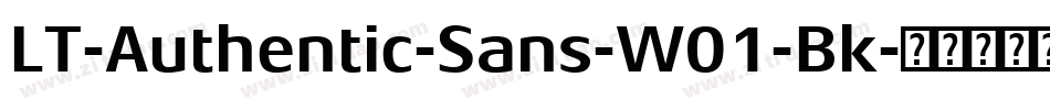 LT-Authentic-Sans-W01-Bk字体转换