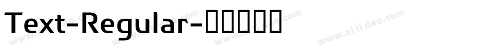 Text-Regular字体转换