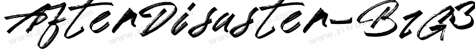 AfterDisaster-BzG3字体转换