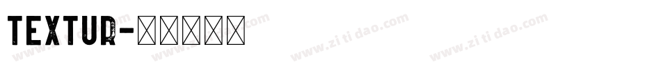 textur字体转换