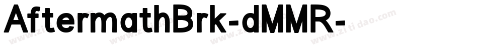 AftermathBrk-dMMR字体转换