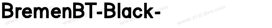 BremenBT-Black字体转换
