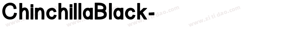 ChinchillaBlack字体转换