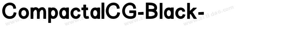 CompactaICG-Black字体转换