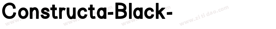 Constructa-Black字体转换