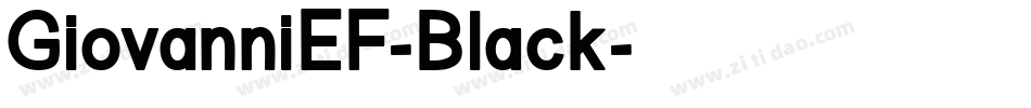 GiovanniEF-Black字体转换