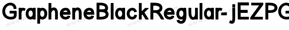 GrapheneBlackRegular-jEZPG字体转换