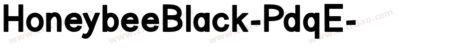 HoneybeeBlack-PdqE字体转换