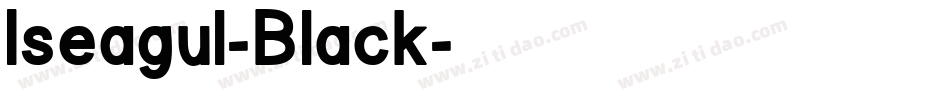 Iseagul-Black字体转换