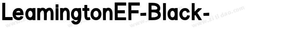 LeamingtonEF-Black字体转换