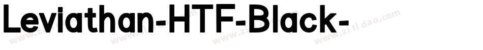 Leviathan-HTF-Black字体转换