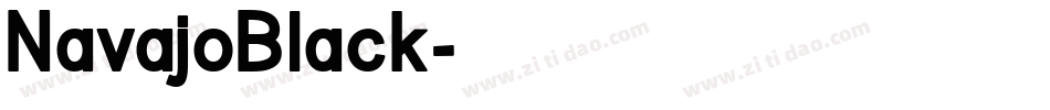 NavajoBlack字体转换