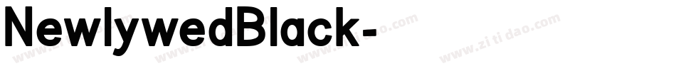 NewlywedBlack字体转换