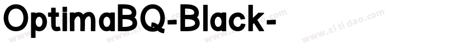 OptimaBQ-Black字体转换