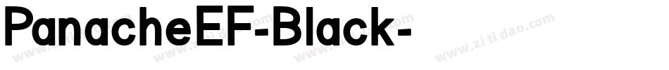 PanacheEF-Black字体转换