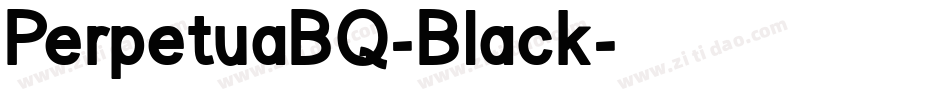 PerpetuaBQ-Black字体转换