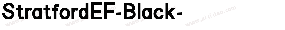 StratfordEF-Black字体转换