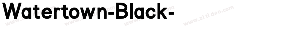 Watertown-Black字体转换