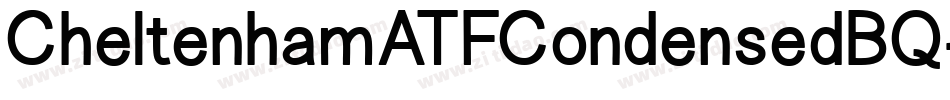 CheltenhamATFCondensedBQ-Bold字体转换