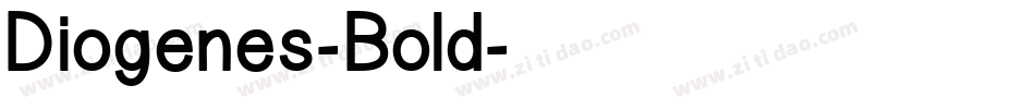Diogenes-Bold字体转换