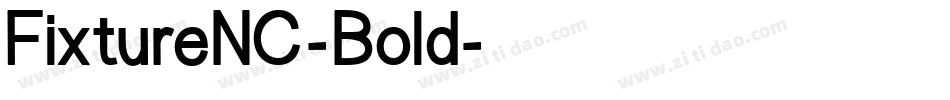 FixtureNC-Bold字体转换