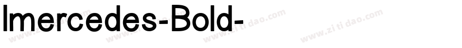 Imercedes-Bold字体转换