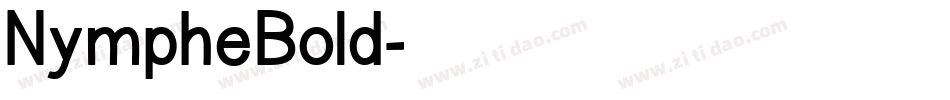 NympheBold字体转换
