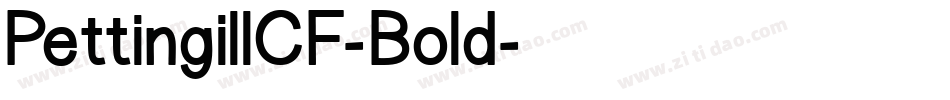 PettingillCF-Bold字体转换