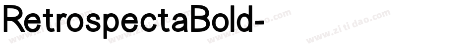 RetrospectaBold字体转换